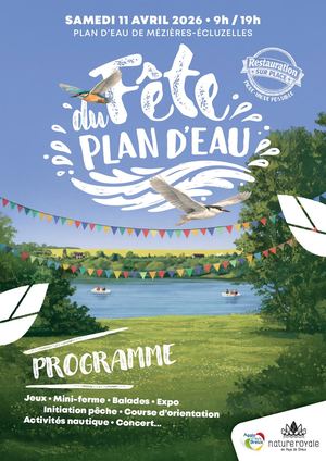Programme de la fête du plan d'eau 2026.