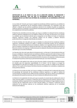 Instrucciones21enero2026practicas Externas Artisticas Superiores