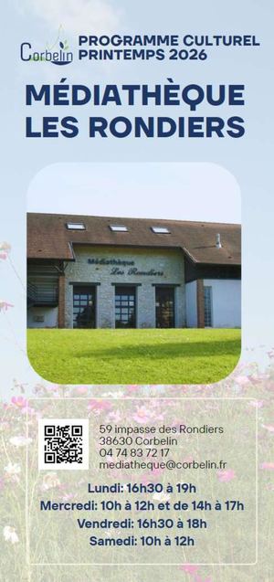 Programme culturel Corbelin Printemps 2026
