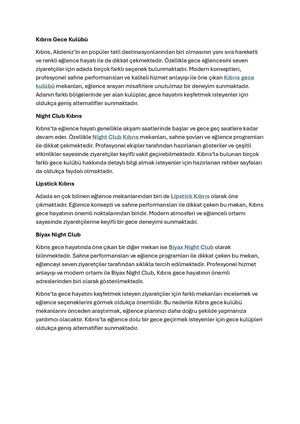 Kıbrıs Gece Kulübü