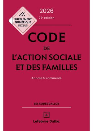 Extrait Code de l'action sociale et des familles 2026