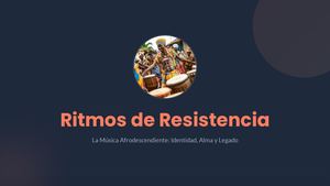 Ritmos De Resistencia La Música Afrodescendiente
