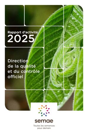 Rapport d'activité de la Direction de la qualité et du contrôle officiel 2025