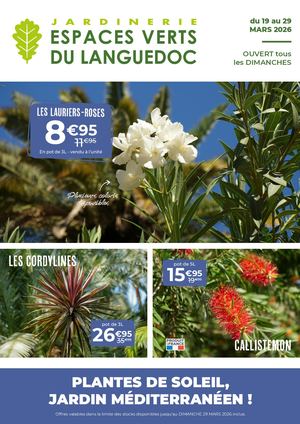 PLANTES DE SOLEIL, JARDIN MÉDITERRANÉEN !