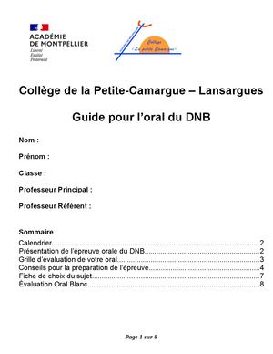 Guide Oral Dnb 2026 (Version A4)