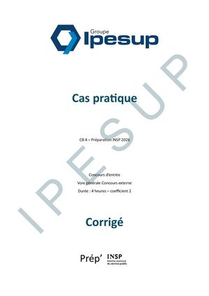 2026 INSP CB4.5 CP Corrigé