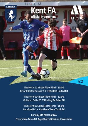 The Merit Kent Boys Plate U13 - U15 Programme