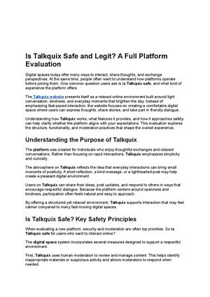 Is Talkquix Safe And Legit