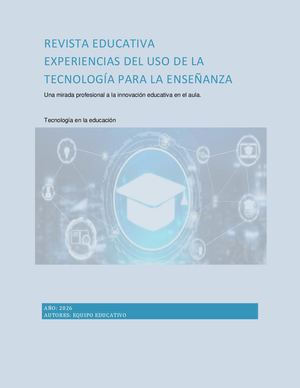 Revista Tecnologia Educativa