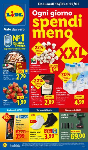 Volantino Lidl Dal 16 Al 22 Marzo 2026