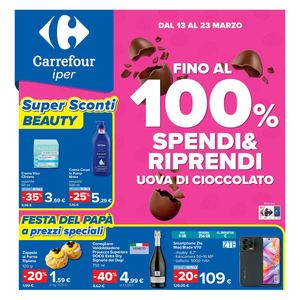 Volantino Carrefour Iper Dal 13 Al 23 Marzo 2026
