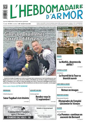 L'Hebdomadaire d'Armor n°3739 du samedi 14 mars 2026