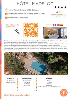 Hôtel Madeloc - Club Tourisme de loisirs