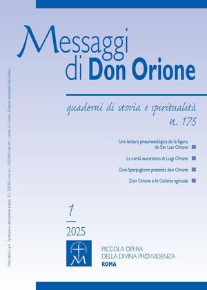 Messaggi di Don Orione N 175 1 2025