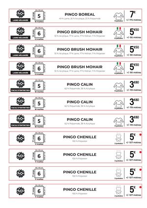Petite Carte Prix Pg