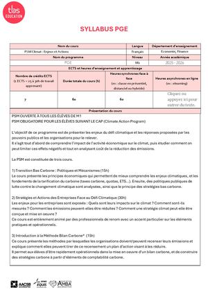 Climat - Enjeux et Actions