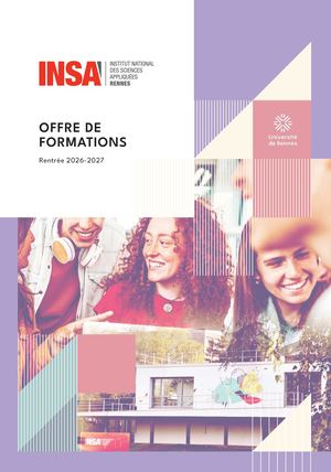 Catalogue Offre De Formation INSA Rennes - 2026-2027