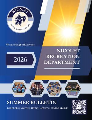 2026 Nicolet Recreation Department Summer Bulletin Of Programs