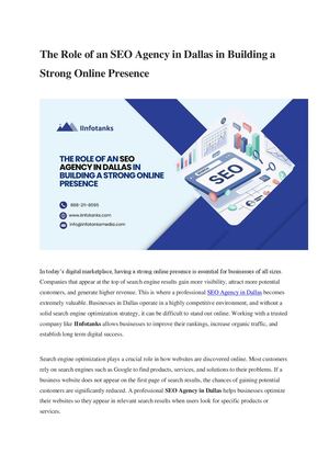 Seo Agency In Dallas