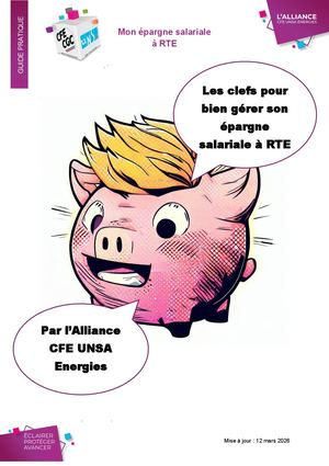Guide épargne salariale à Rte