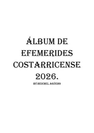 Álbum de Efemérides
