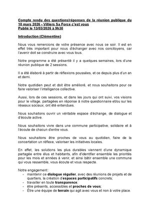 Q&r Réunion Vsfcvous 10032026