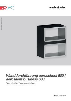 Wanddurchführung aeroschool 600 | aerosilent business 600