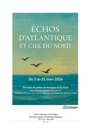 Echos D'atlantique Et Ciel Du Nord Une Traversée Poétique Du 3 Au 31 Mars 2026