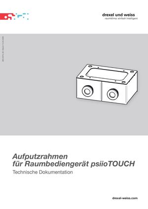 Aufputzrahmen für Raumbediengerät psiio TOUCH