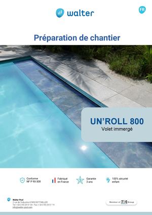 Unroll 800 Préparation De Chantier