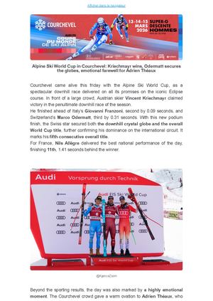 Alpine Ski World Cup In Courchevel Day 1