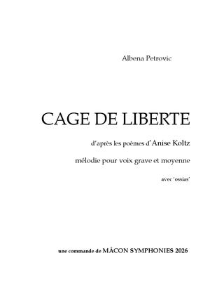 Cage De Liberte
