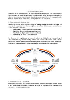 Comercio internacional: Desde el contexto de la administración hasta los distinttos tipos de clientes