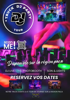 Flyer Truck Dj Party