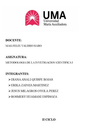 Trabajo Grupal De Metodologia