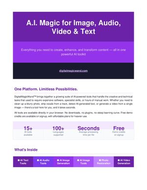 Digital Magic Wand All Tools Guide