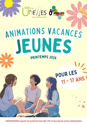 Programme d'animation jeunes Printemps 2026