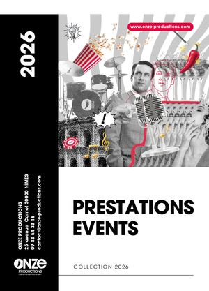Catalogue Évènementiel 2026 Version Numérique Onze Productions