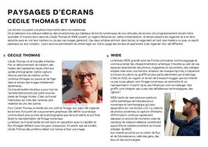 Livret de visite pour l'exposition Paysages d'Ecrans