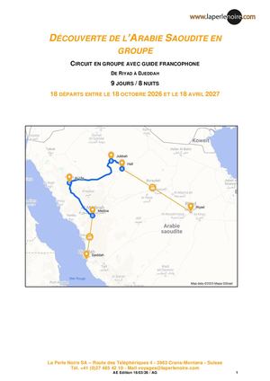 Gir 2027 Découverte De L'arabie Saoudite En Groupe