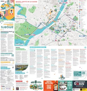 Mapa Turistico Angers 2026-2027 Destination Angers