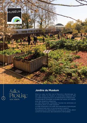 Fiche Salle Prestige Jardins du Museum