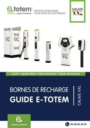 Guide bornes électriques ETotem Grand Calais