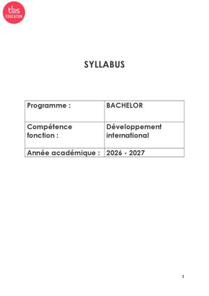 Développement International