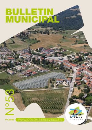 Bulletin Municipal n°56 - Janvier 2026 - Colombier-le-Vieux