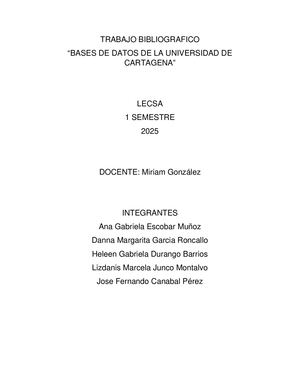 Trabajo Bibliografico