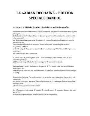 Calaméo - Gabian Dechaine 5 Articles