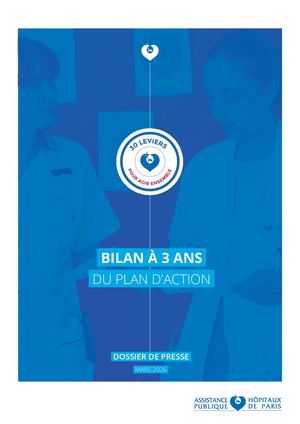Bilan à 3 ans du plan d'action 30 leviers pour agir ensemble