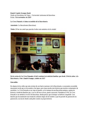 La Cova Fumada: el alma escondida de la Barceloneta