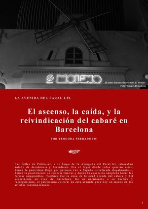 El ascenso, la caída y la reivindicación del cabaré en Barcelona